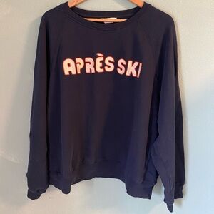 Apres Ski Navy Seeatshirt